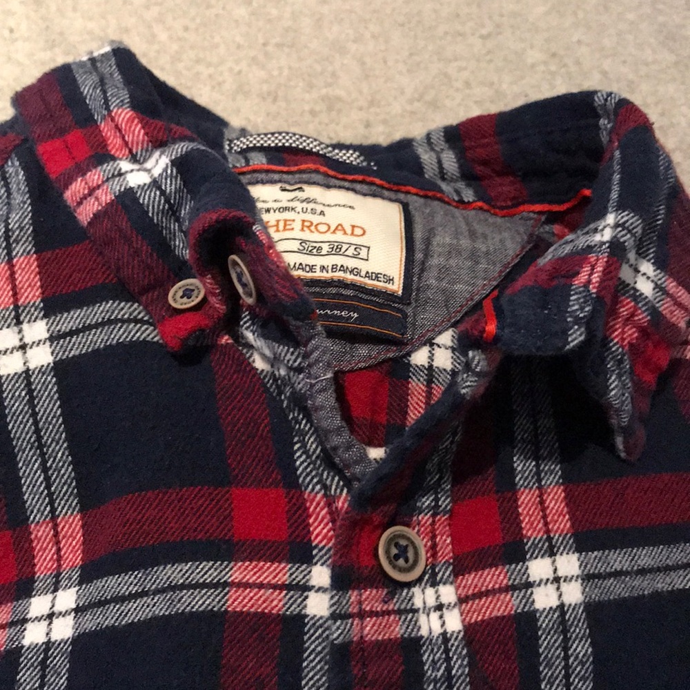 Plaid flannel shirt